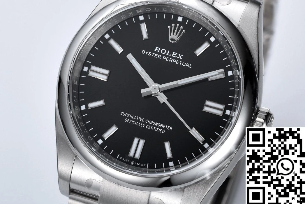 Black Clean Oyster Perpetual Rolex Factory M124300-0002 Dial 41MM 1224